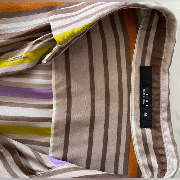 ETRO Silk Blouse Made in Italy - Picture 3 of 5